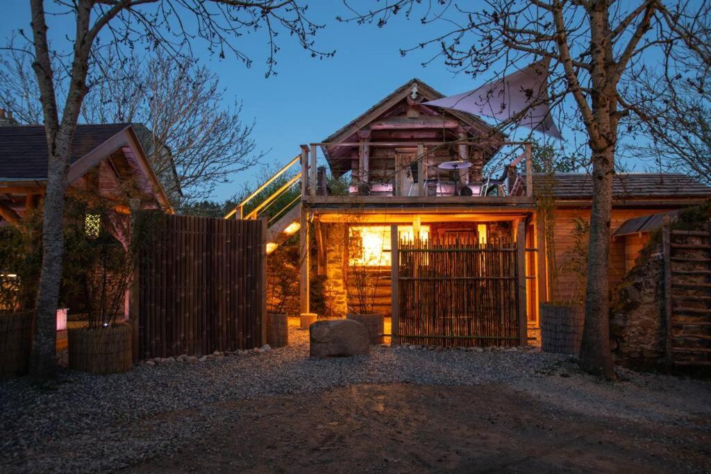 La Cabane Des Colibris Rieupeyroux  Bagian luar foto