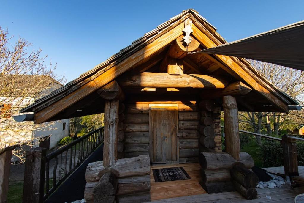 La Cabane Des Colibris Rieupeyroux  Bagian luar foto
